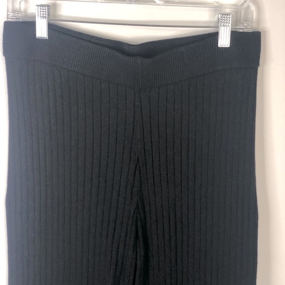 Banana Republic navy blue ribbed knit pants S - Picture 2 of 8